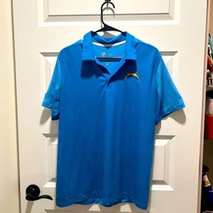 LA Chargers powder blue Nike polo- Size M